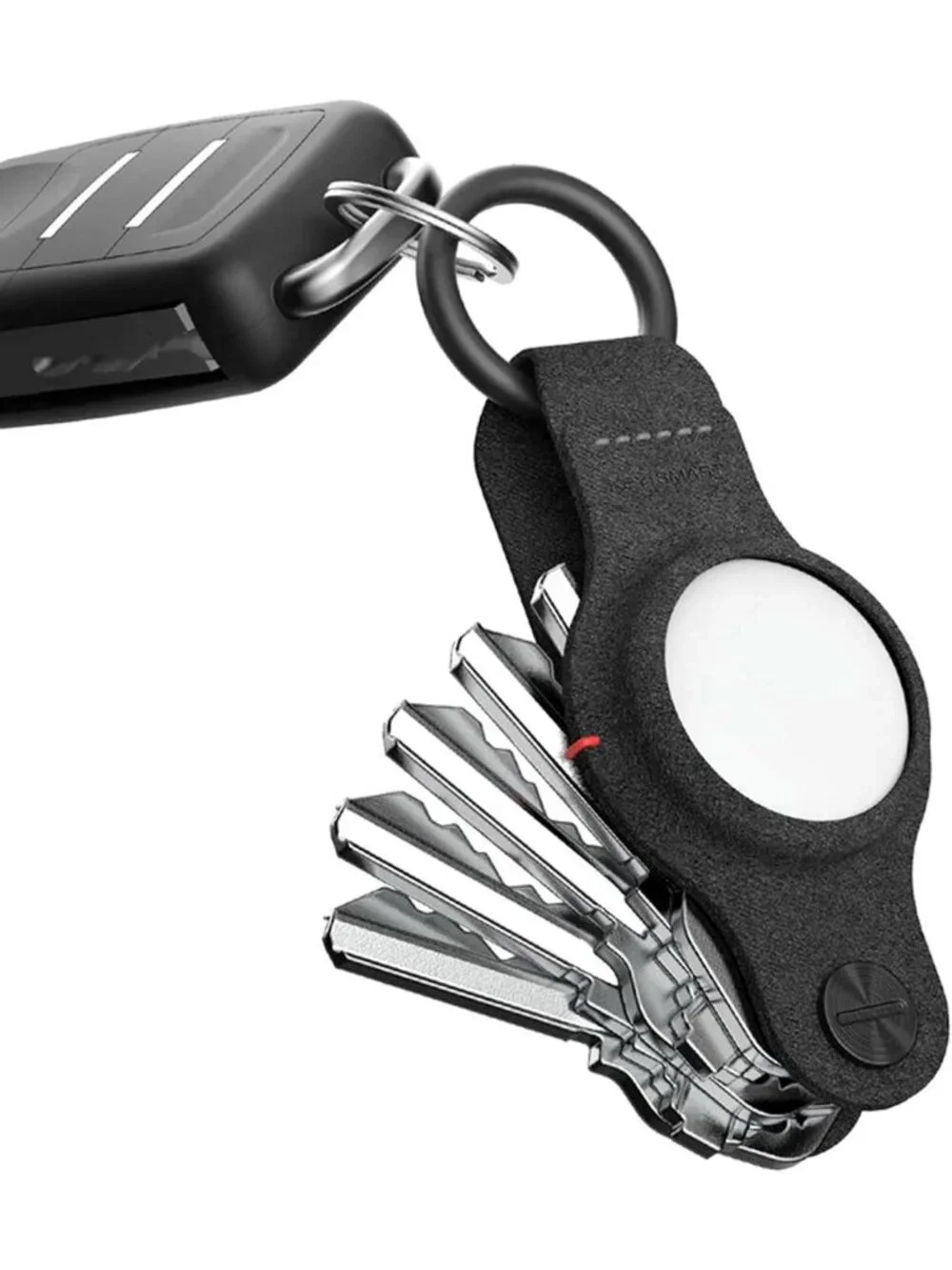 Premium Keychain Key Holder for Apple AirTag - 5 Key Organizer, Sleek Design